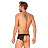 Pánské slipy otevřené Azmeron jockstrap - Obsessive (Barva černá, Velikost S/M)