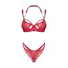 Dámský svůdný set Matildea červený - Obsessive (Velikost S/M)