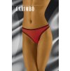 Dámské tanga Carimbo Červená - Wolbar (Barva červená, Velikost M)
