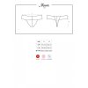 Dámské tanga Miamor thong - Obsessive (Barva černá, Velikost S/M)