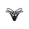 Dámská svůdná tanga Keira Lisa černé - Obsessive (Velikost S/M)