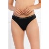 Dámské brazilské kalhotky 2 pack 163337 1A223 - 00020 - Černá - Emporio Armani (Barva černá, Velikost XS)