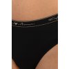Dámské brazilské kalhotky 2 pack 163337 1A223 - 00020 - Černá - Emporio Armani (Barva černá, Velikost XS)