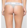Tanga F3786E-020 šedá - Calvin Klein (Barva šedá, Velikost L)