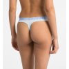 Dámské tanga QD3636E-TDX modrá - Calvin Klein (Barva modrá, Velikost XS)