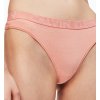 Tanga QD3636E-CHM meruňková - Calvin Klein (Barva meruňková, Velikost XS)