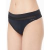Dámská tanga QF6047E UB1 černá - Calvin Klein (Barva černá, Velikost XS)