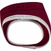 Dámské kalhotky BIKINI  UW0UW04813 VLP vínové - Tommy Hilfiger (Velikost L)