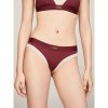 Dámské kalhotky BIKINI  UW0UW04813 VLP vínové - Tommy Hilfiger (Velikost L)