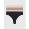 Dámská tanga 5Pack 000QD3556E NP1 vícebarevné - Calvin Klein (Velikost L)