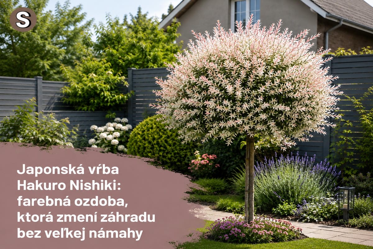 Japonská vŕba Hakuro Nishiki: farebná ozdoba, ktorá zmení záhradu bez veľkej námahy