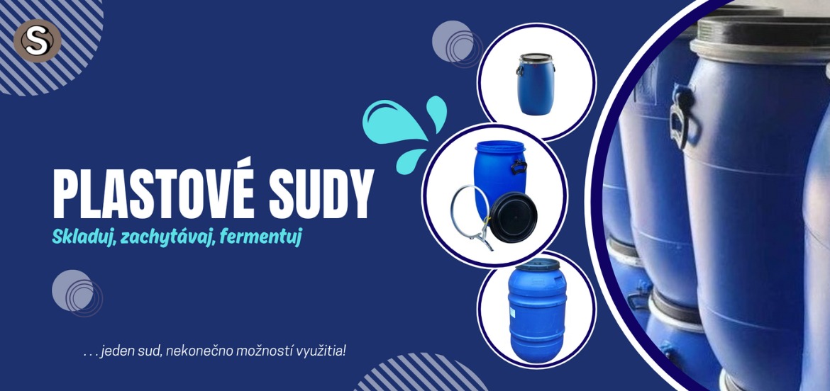Plastove kontajnery a sudy