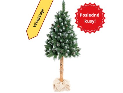Vianočný stromček diamantová borovica na pníku  Stromček z najkvalitnejšej PVC - Fólie