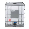IBC Gefahrgut Container Stahlkufen 1000 Liter Oeffnung NW150 Auslauf NW80 1