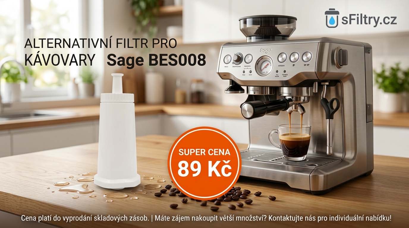 Filtr do kávovaru Sage BES008, super nízká cena