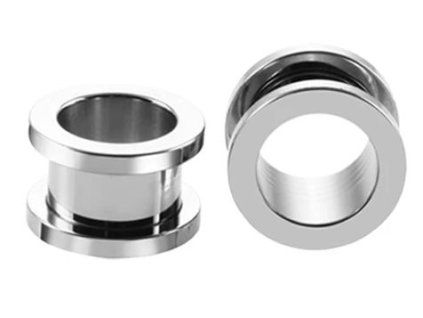 Tunel ocelový šroubovací stříbrný