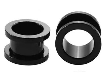 Tunel ocelový šroubovací černý