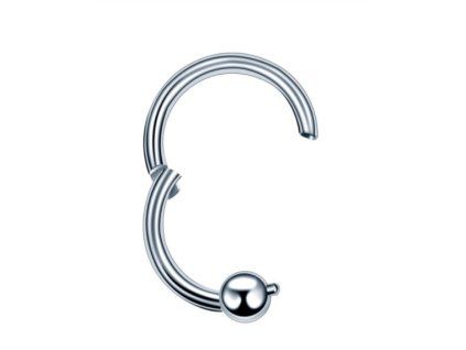 Ocelový otevírací segment s kuličkou