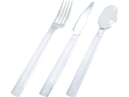 CUTLERY PACK CLEAR PS 3/1 TRANSPARENT
