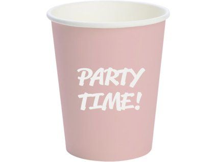 CUPS PAPER/PLA 6CL PINK