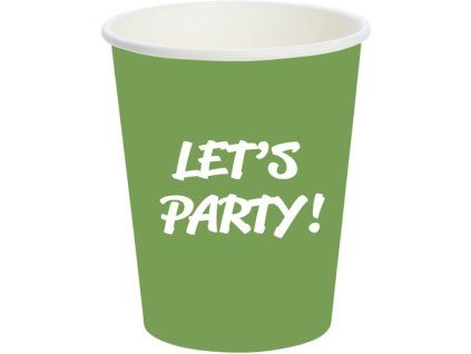 CUPS PAPER/PLA 6CL GREEN