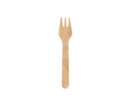 MINI FORKS WAXED WOOD 9 CM SILVA