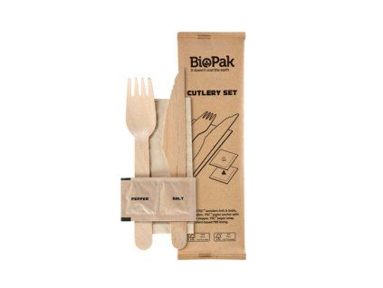 CUTL. PACK PETIT 5/1 WAXED WOOD