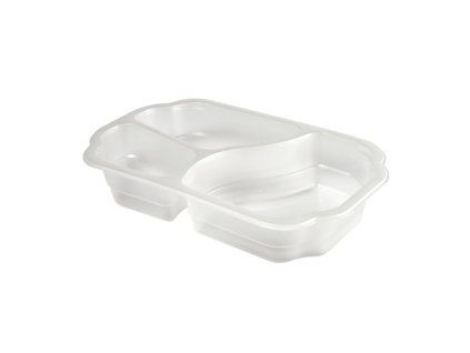 TRAY TAWAY PP TR 3-COMP 250X159X48