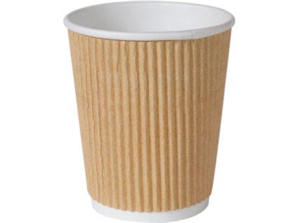 CUP PAP/PLA 24CL TRIPLE WALL STRIPE