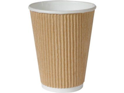 CUP PAP/PLA 47CL TRIPLE WALL BROWN