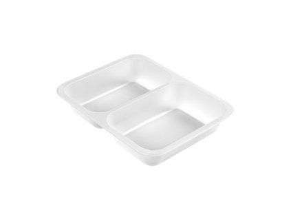 TRAY CATER PP TR 2-COMP 227X178X40