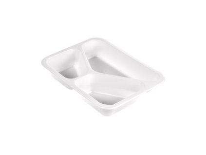 TRAY CATER PP TR 3-COMP 227X178X40