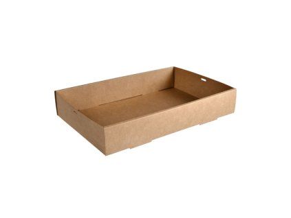 CATERING TRAY GLANCE CRD LARGE BROWN