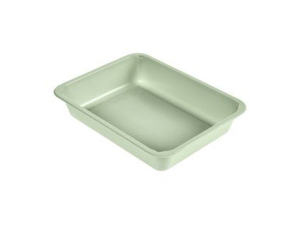 TRAY MENU CPET GREEN 1-COMP 225X175X43
