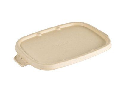 LID CUBE RECTANGULAR BAGASSE 900/1200ML