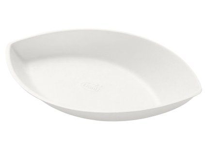 Dezertný tanier AMUSE-BOUCHE BAGASSE 140ML PIATTO WHITE