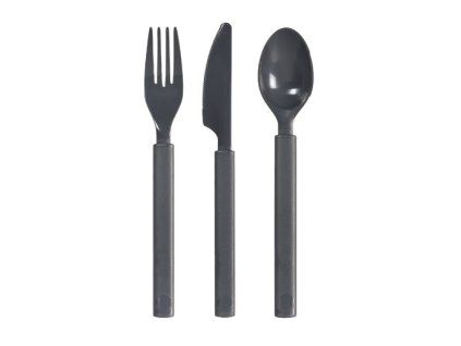 KNIFE GRANITE PP 19 CM DARK GREY