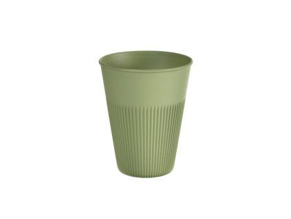 CUP HOT STRIPES PP 36CL/12OZ GREEN