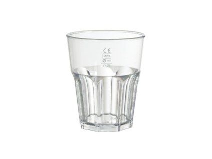 Pohár opakovane použiteľný 24 CL TRANSPARENT / 8ks/