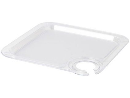 Párty tanier PS 20X20CM TRANSPARENT
