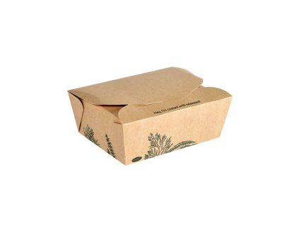 BOXES ALGA PAPER/SEAWEED 1200ML BROWN