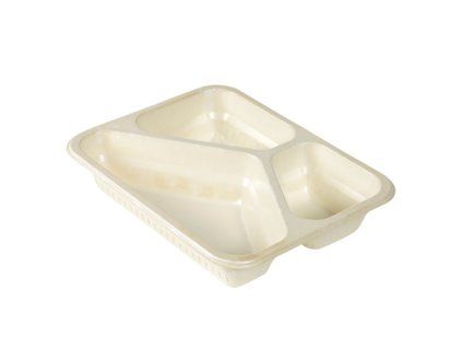 TRAY MENU FIBRE 3-COMP 227X178X45