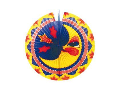 3975 lampion diskovy mesiac 33 cm 1 ks