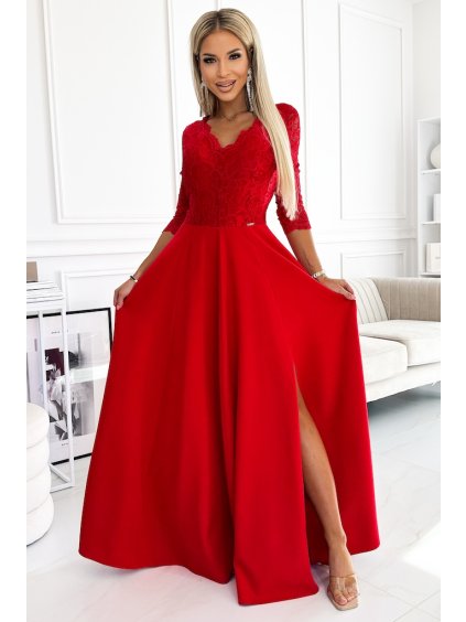 309-8-damske-spolocenske-dlhe-saty-cervene-s-krajkou-a-rozparkom