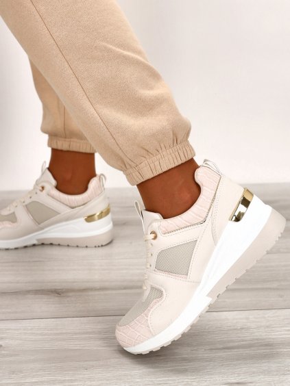 damske tenisky AB880 BEIGE 3