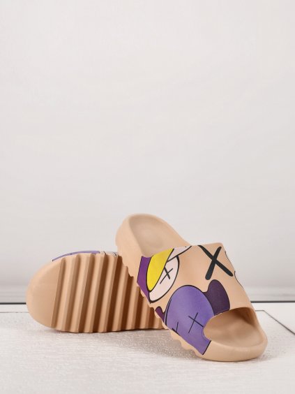 svetlo hnede damske slapky na platforme CK240P khaki 7