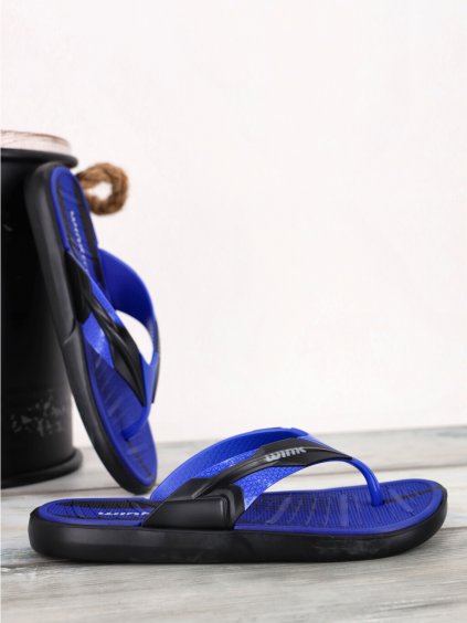 modre chlapcenske slapky ST01131 3 blue 6
