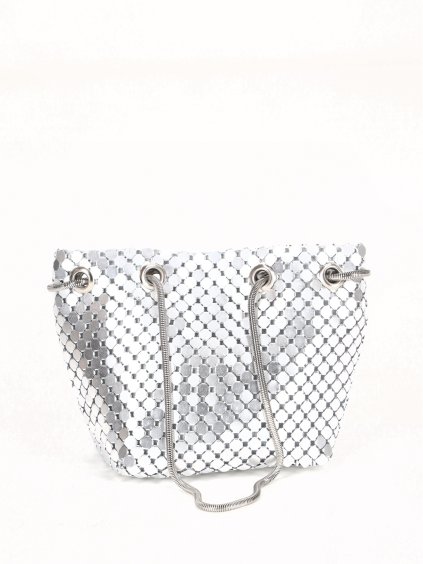 damska strieborna ligotava kabelka 333 41 silver 1