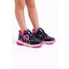 dievcenske svietiace tenisky na suchy zips utieratelne AX 111 1