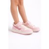 dievcenske ruzovo bezove tenisky na suchy zips gy 1506a 2